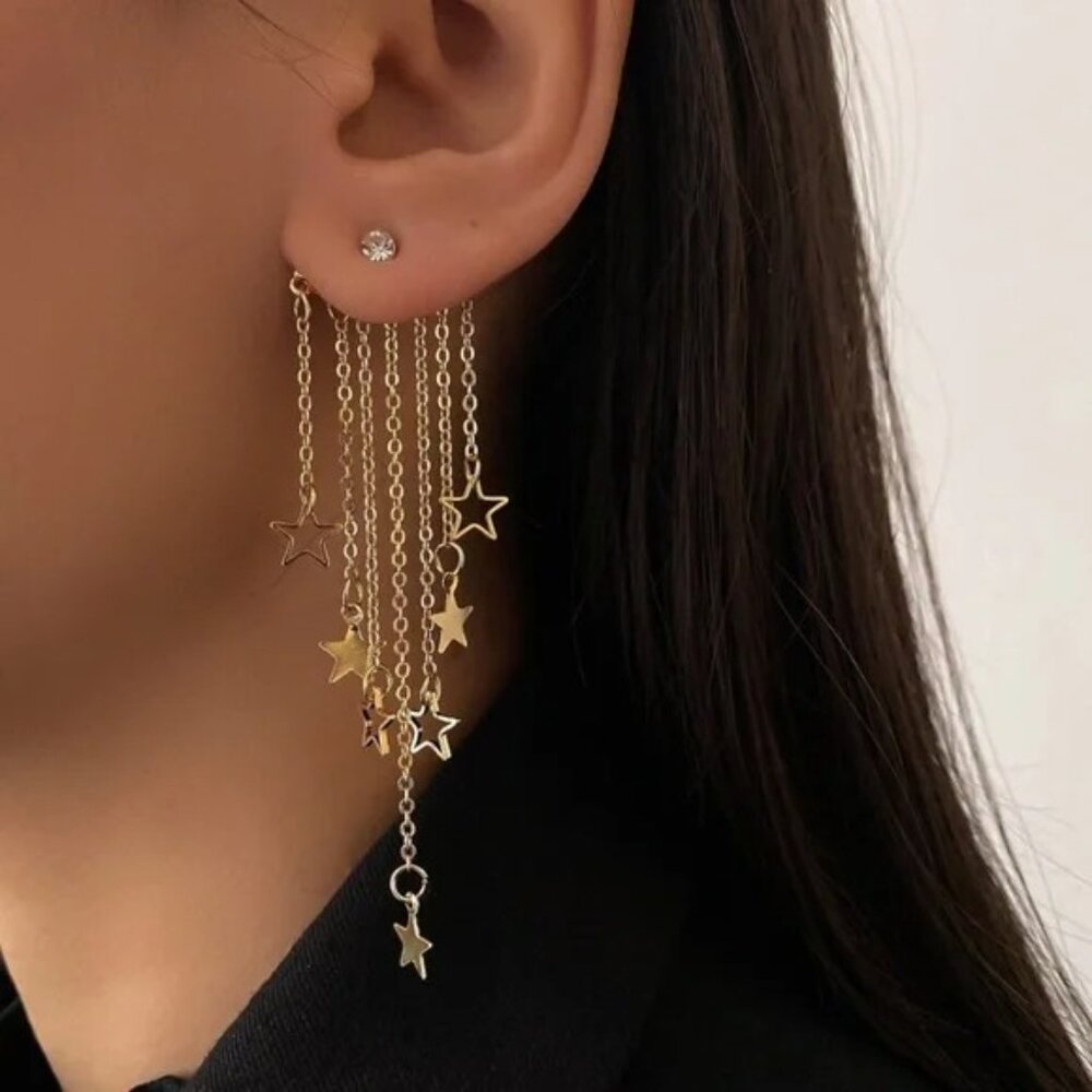 Boho Star Tassel Earrings